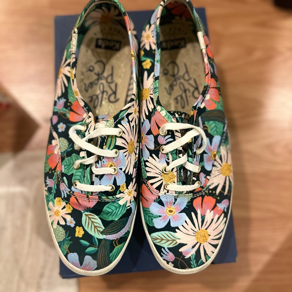 Keds + Rifle Paper Co: Floral Canvas Sneakers